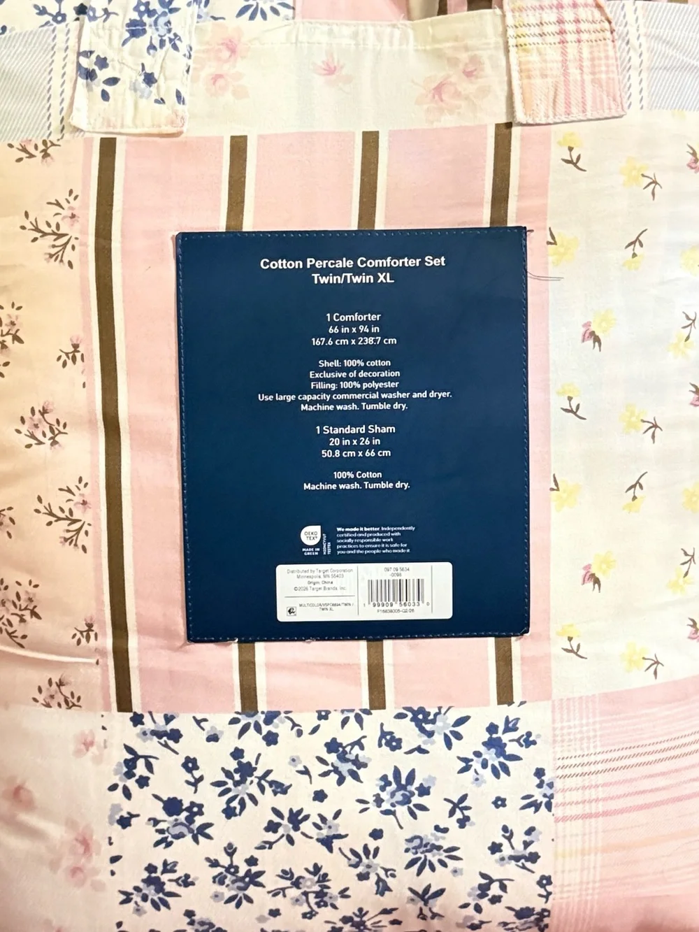 Hollister Co. x Target Percale Patchwork Comforter Set - Twin/TwinXL